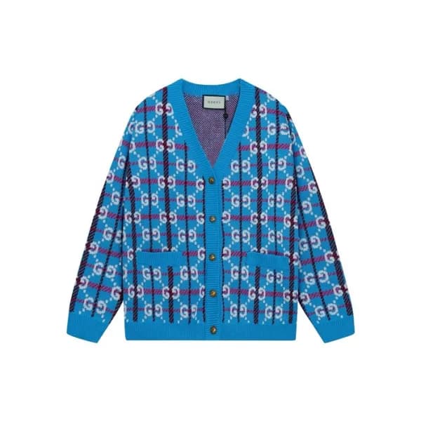 구찌 남성 브이넥 가디건 - Gucci Mens V-neck Cardigan - guc32… - 1