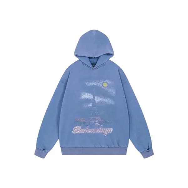 발렌시아가 남성 오버핏 후드티 - Balenciaga Mens Over Size Hoodi… - 1