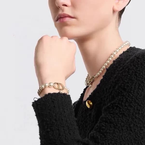 디올 여성 골드 목걸이 - Dior Womens Gold Necklace - acc2807… - 1