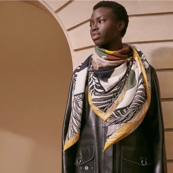 에르메스 여성 실크 스카프 - Hermes Womens Silk Scarf - acc285… - 1