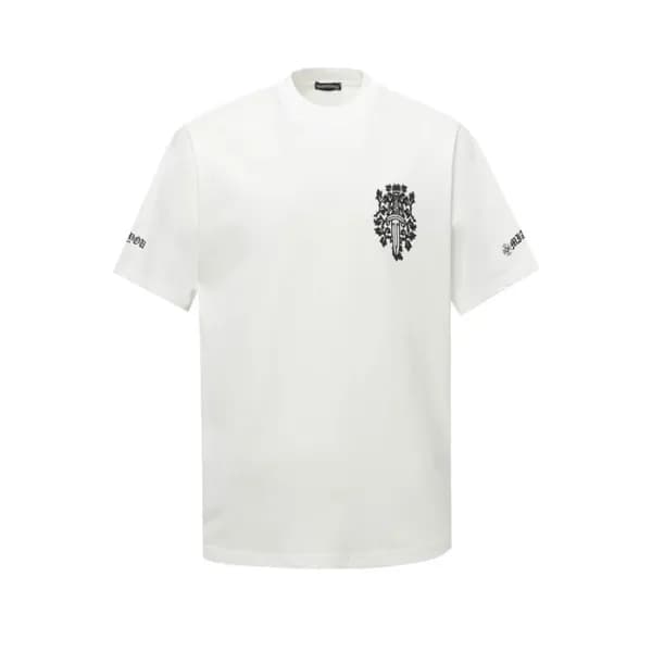 크롬하츠 남성 라운드 반팔티 - Chrom Hearts Mens Round Tshirt -… - 1
