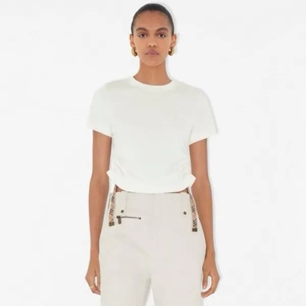 버버리 여성 라운드 반팔티 - Burberry Womens Round Tshirts - … - 1