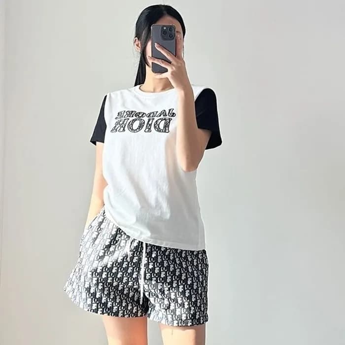[당일배송] 디올 여성 오블리크 패턴 썸머 투피스 - dd936x - 1