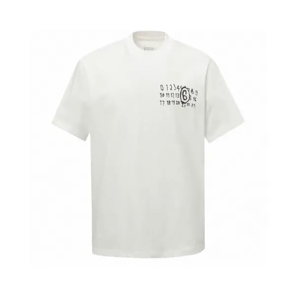 메종 마르지엘라 남성 라운드 반팔 티셔츠 - Maison Margiela Mens Roun… - 1