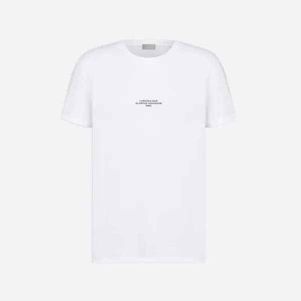 디올 남성 라운드 반팔 티셔츠 - Dior Mens Round Tshirt - dic759… - 1