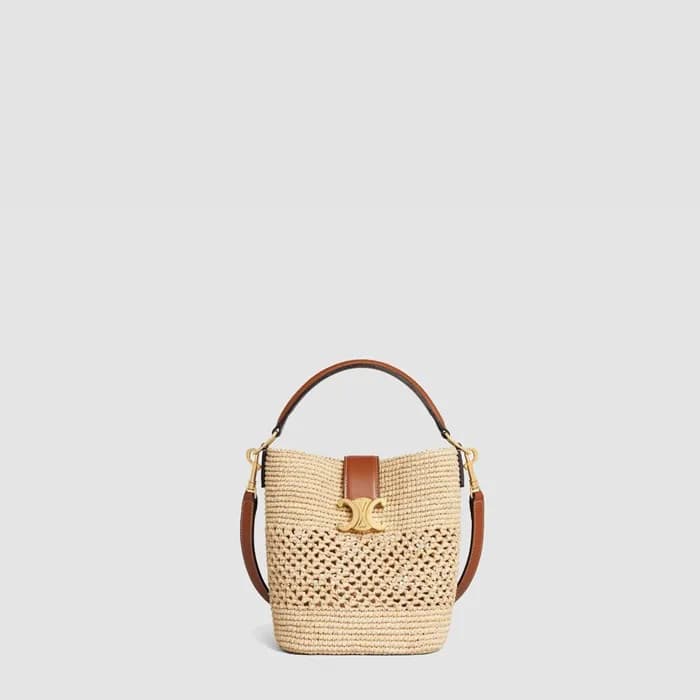 셀린느 여성 스몰 루이즈백 라피아 - Celine Womens Small Louise Ba… - 1