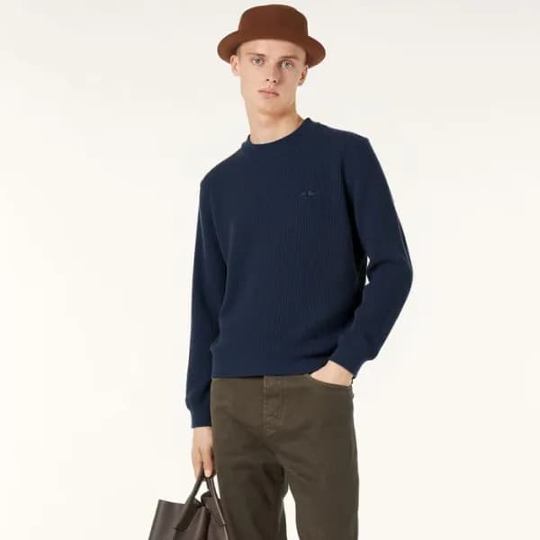 로로피아나 남성 라운드 스웨터 - Loro Piana Mens Round Sweater -… - 1