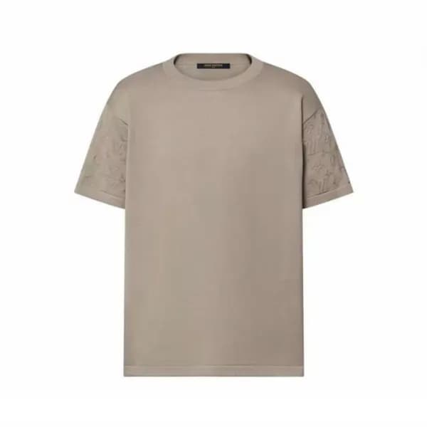 루이비통 남성 라운드 반팔 티셔츠 - Louis vuitton Mens Round Tshi… - 1