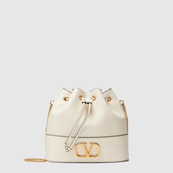 발렌티노 여성 브이로고 체인 미니 버킷백 - Valentino Womens V-Logo C… - 1