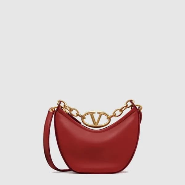 발렌티노 여성 브이로고 문 미니 호보백 - Valentino Womens V-Logo Mo… - 1