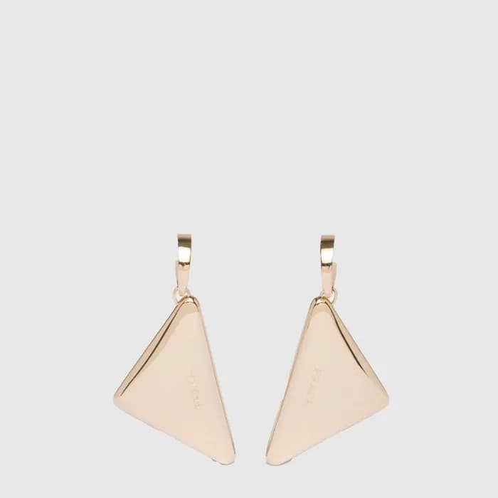프라다 여성 이터널 골드 미디엄 드롭 이어링 - Prada Womens Eternal Go… - 1
