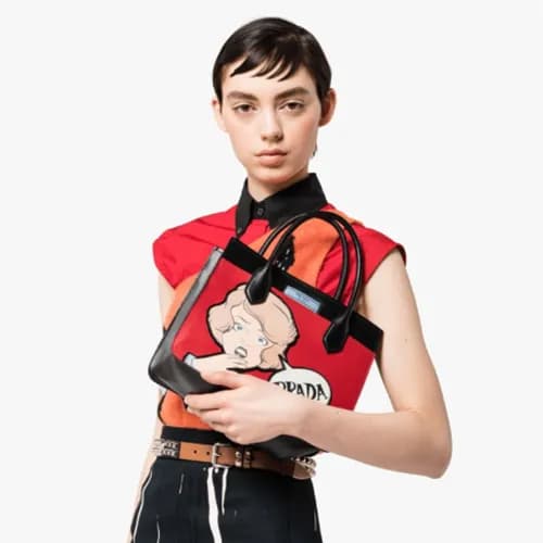 Prada 2018 Dual Women Tote Bag,28CM - 프라다 2018 듀얼 … - 1
