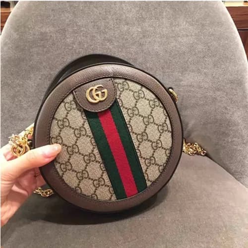 Gucci GG Ophidia Mini Round Women Shoulder Bag,18… - 1