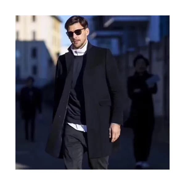 BURBERRY MENS CASHMERE COAT - 버버리 남성 캐시미어 코트 BUR0… - 1