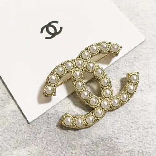 CHANEL Yellow Gold Brooch - 샤넬 여성용 18k도금 옐로우 골드… - 1