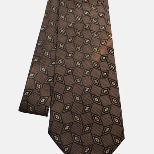 GIVENCHY MENS NECKTIE BROWN - 지방시 남성용 넥타이 브라운 - 1