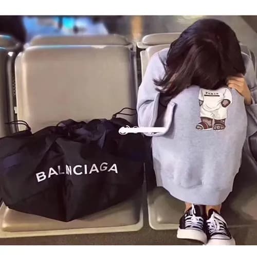 Balenciaga Canvas Wheel Bag,48CM - 발렌시아가 남여공용 캔버스 … - 1