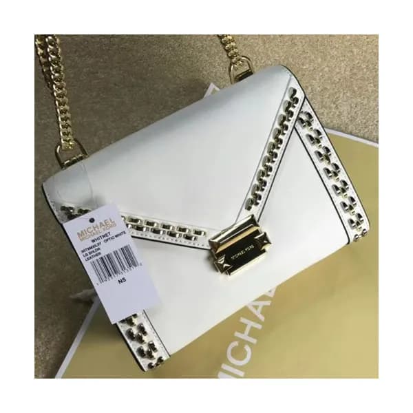 Michael Kors 2018 Leather Whitney Chain Shoulder B… - 1