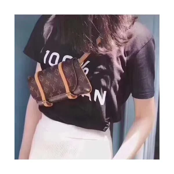 Louis Vuitton Monogram Hip Sack Shoulder Bag,25cm … - 1