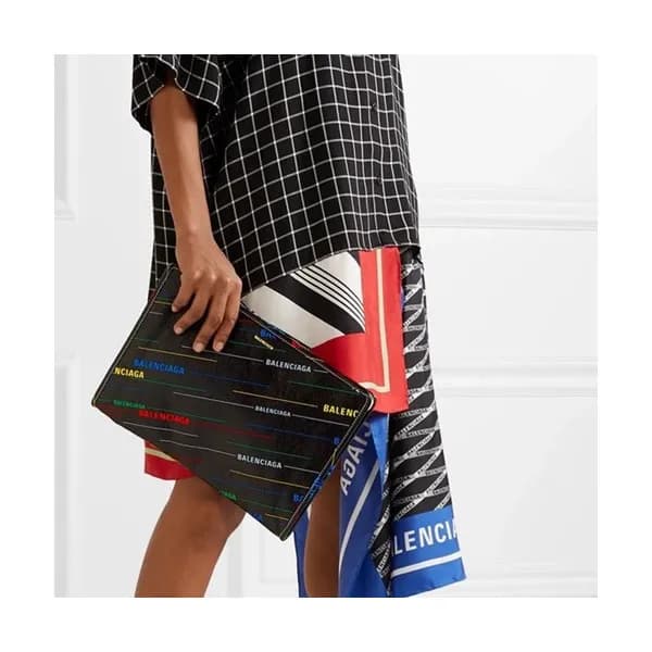 Balenciaga 2019 Graffiti Classic Clutch Bag,32CM -… - 1