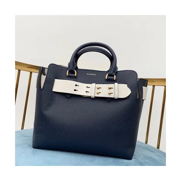 Burberry 2019 Leather Tote Shoulder Bag, 28cm - 버버… - 1