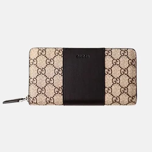 Gucci 2019 Supreme Canvas&Leather Wallet 451249 -… - 1
