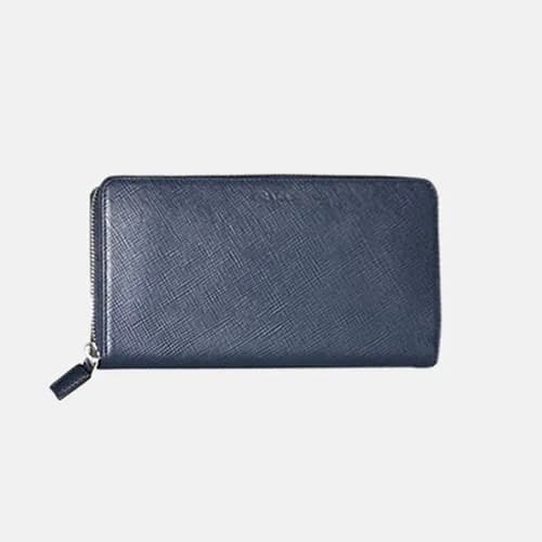 Prada 2019 Mens Saffiano Leather Zip Wallet 2ML317… - 1