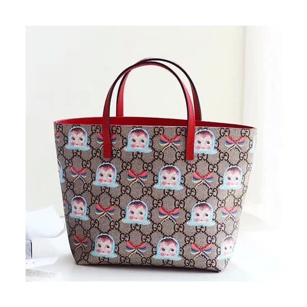 Gucci 2019 Supreme Mini Tote Bag,21CM - 구찌 2019 수프… - 1