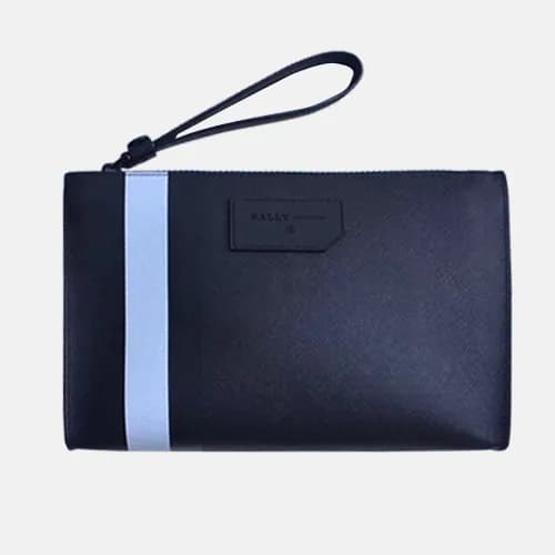 Bally 2019 Leather Clutch Bag,26cm - 발리 2019 레더 남… - 1