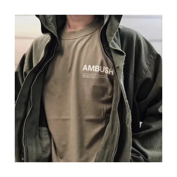 Ambush 2019 Mens Logo Cotton Short Sleeved Tshirt… - 1