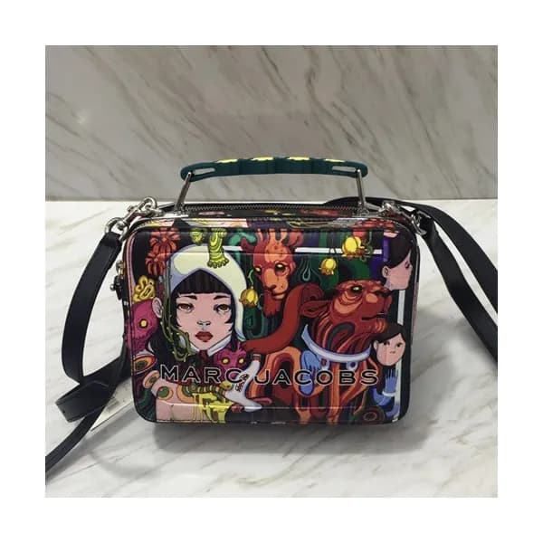 Mark Jacobs 2019 Leather Women Box Tote Shoulder B… - 1
