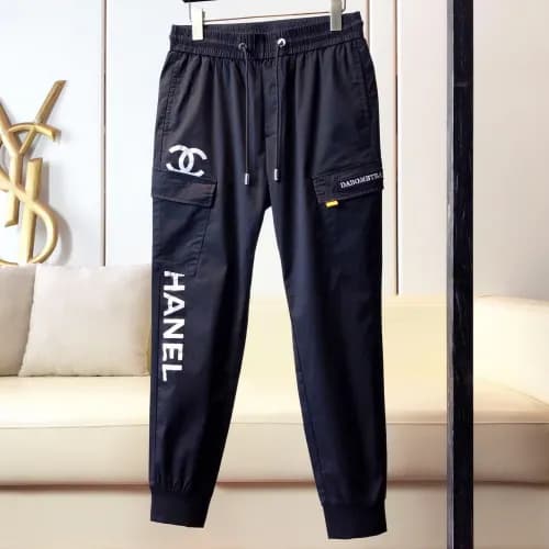 Chanel 2019 Mens Casual Logo Training Pants - 샤넬 … - 1