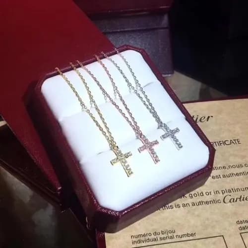 CARTIER choker 18k white gold/ yellow gold/rose go… - 1