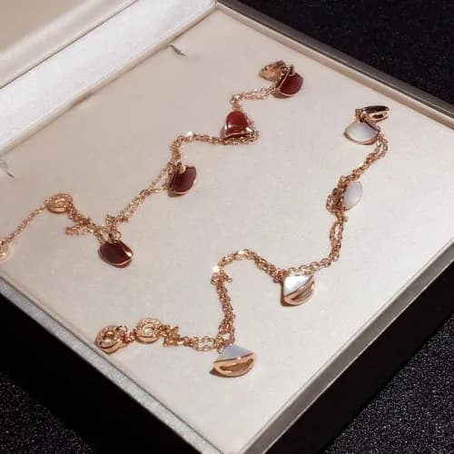 BULGARI Rose Glod Bangle -불가리 여성 로즈 골드 도금 팔찌BUL005… - 1