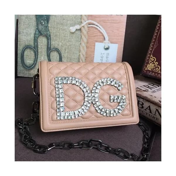 Dolce&Gabbana 2019 Leather Chain Cross Bag ,21CM -… - 1