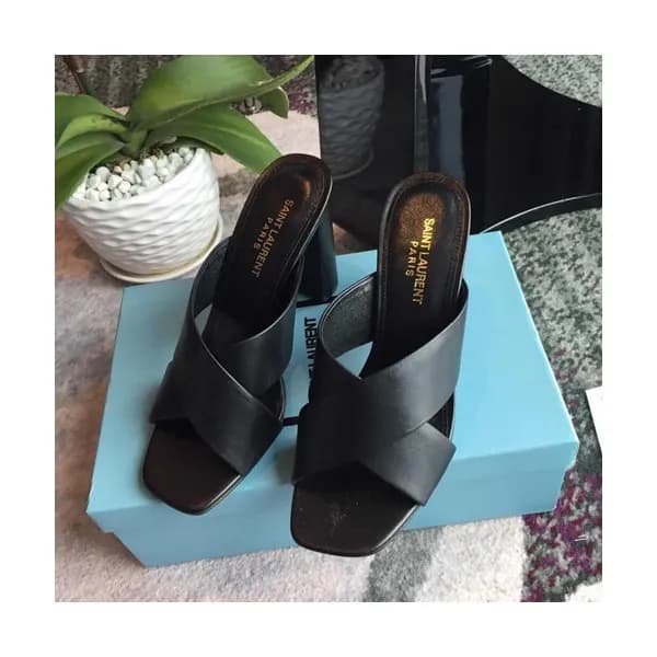Saint Laurent 2019 Ladies High Heel Slipper - 입생로랑… - 1