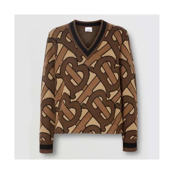 Burberry 2019 Womens Retro Logo Wool Sweater - 버버리… - 1