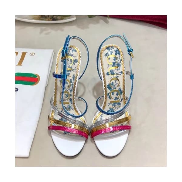 Gucci 2019 Ladies Leather High Heel Sandal - 구찌 20… - 1