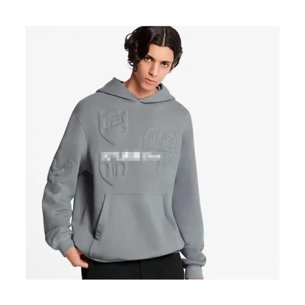 Louis vuitton 2019 Mens Logo Oversize Cotton HoodT… - 1