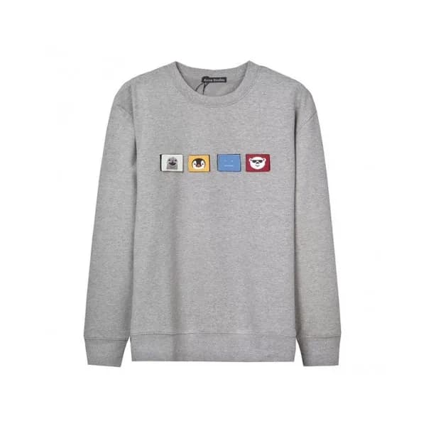 Acne 2019 Mm/Wm Logo Cotton Man-to-man - 아크네 2019 … - 1