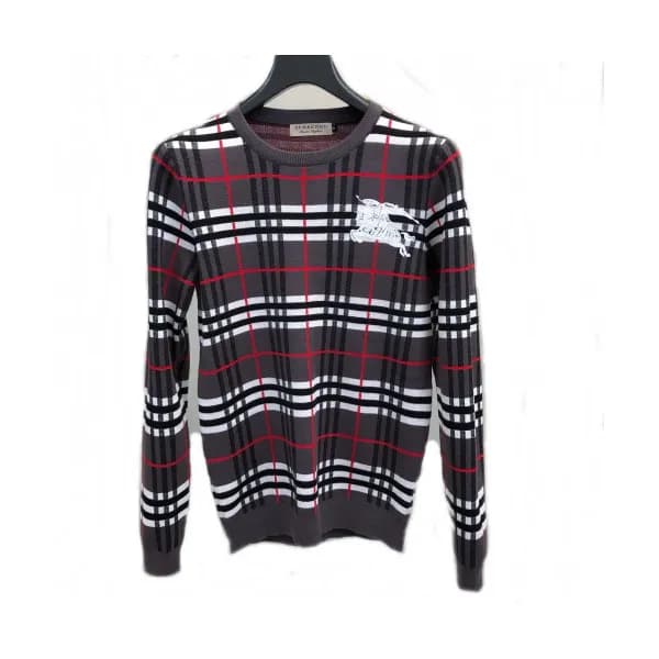 Burberry 2019 Mens Retro Logo Crew-neck Sweater - … - 1