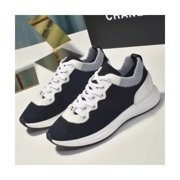 Chanel 2019 Ladies Knit Sneakers - 샤넬 2019 여성용 니트 … - 1