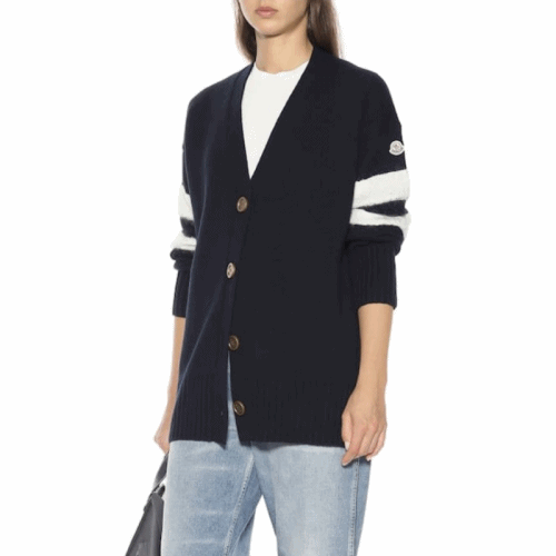[몽클레어]Moncler 2019 Mm/Wm Logo V-neck Wool cardigan… - 1