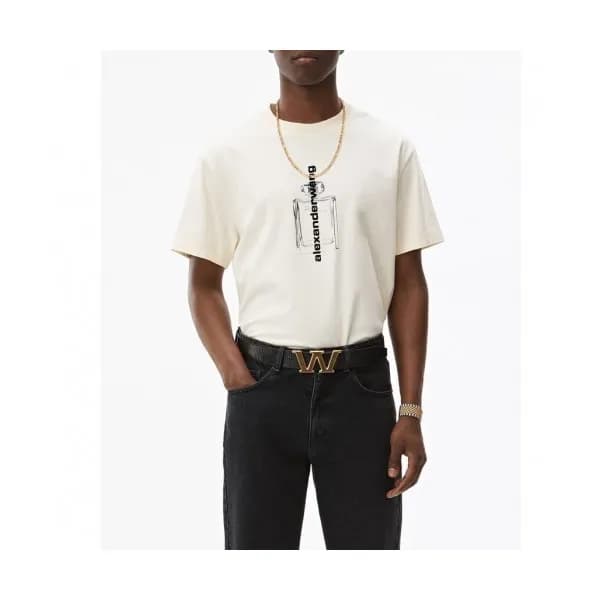 [매장판]Alexsander Wang 2020 Mm/Wm Logo Cotton Oversi… - 1