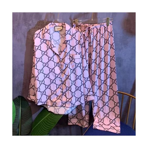 Gucci 2020 Womens Silk Pajamas - 구찌 2020 여성용 실크 파자… - 1