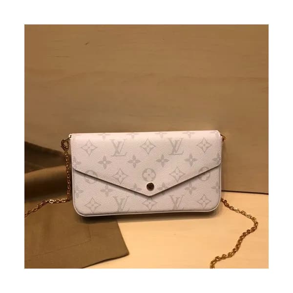 Louis Viutton 2020 Pochette Monogram Felice Chain … - 1