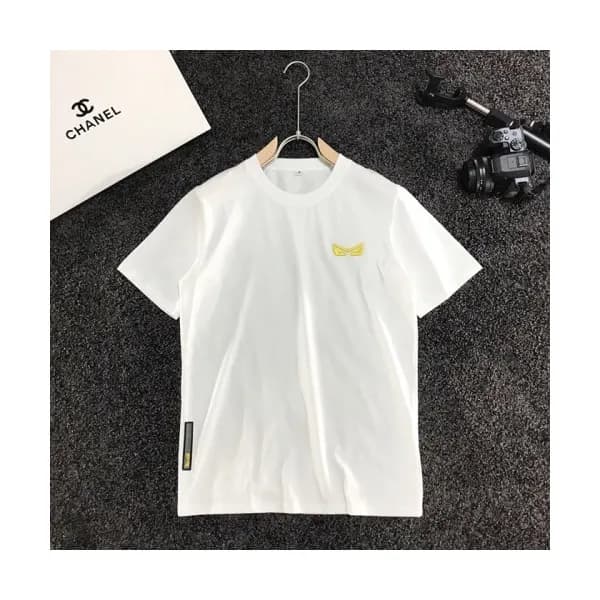 [펜디]Fendi 2020 Mens Logo Casual Short Sleeved Tshi… - 1