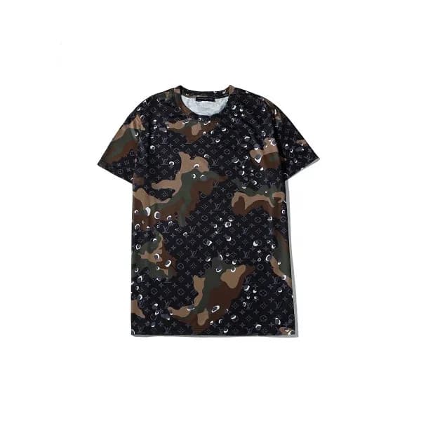 Louis vuitton 2020 Mens Logo Cotton Short Sleeved … - 1