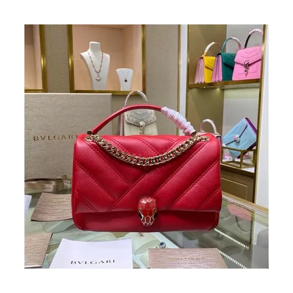 Bvlgari 2020 Serpenti Cabochon Chain Shoulder Bag,… - 1