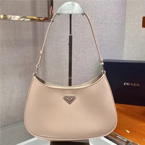 [프라다]Prada 2021 Women's Leather Hobo Shoulder … - 1